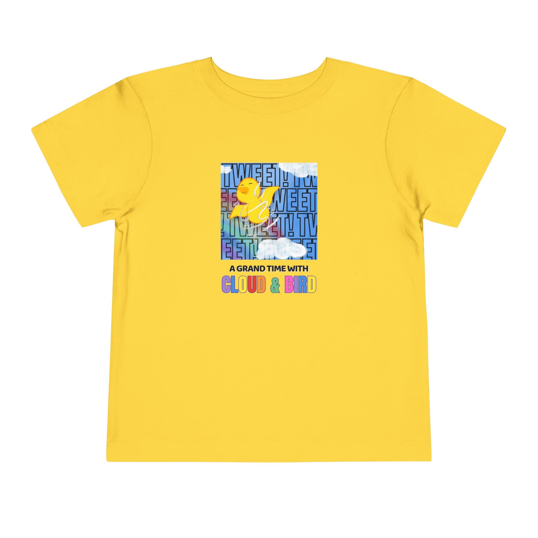 Toddler Tee - "Tweet Tweet" Cloud & Bird