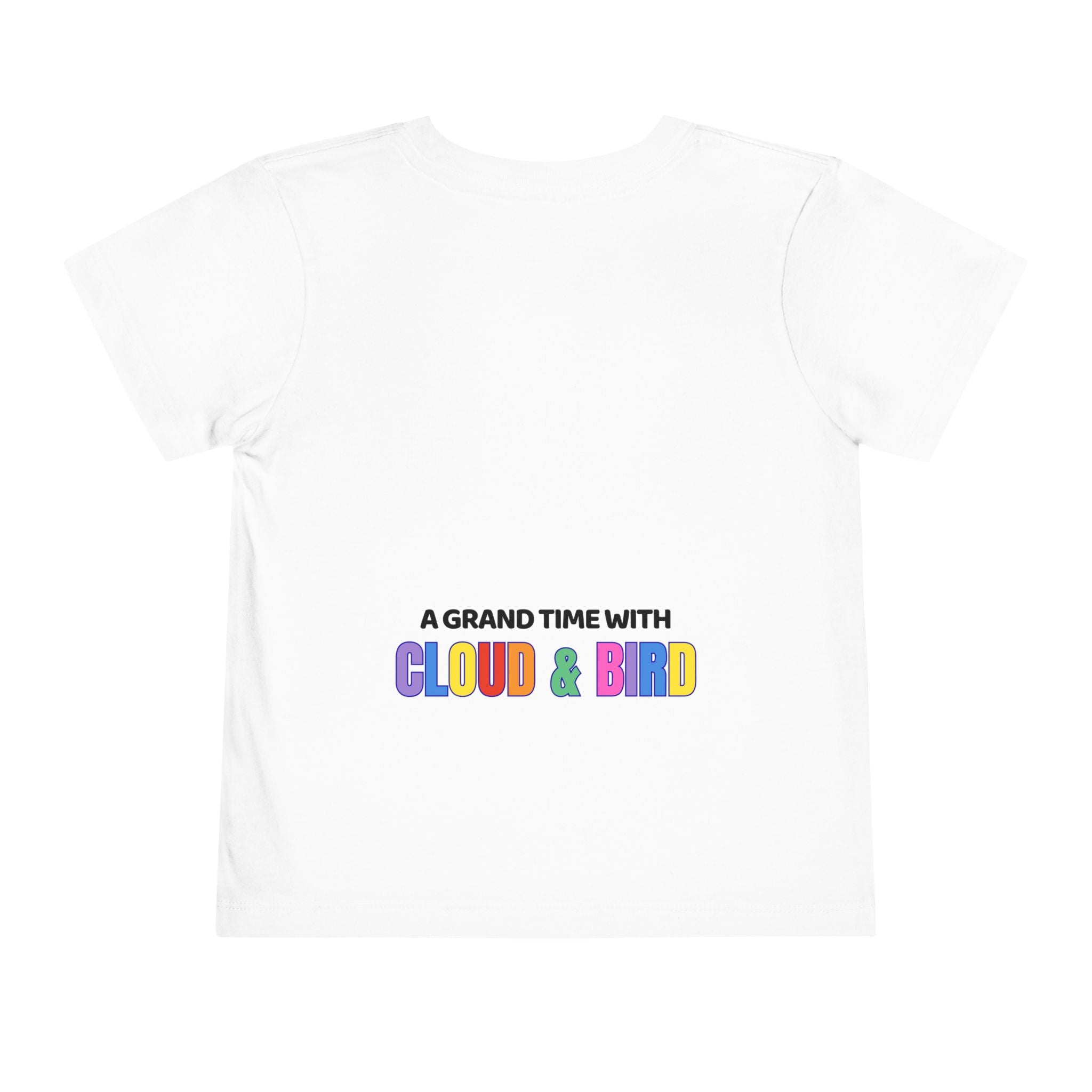 Toddler Tee — "Tweet Tweet" Cloud & Bird Playtime Shirt