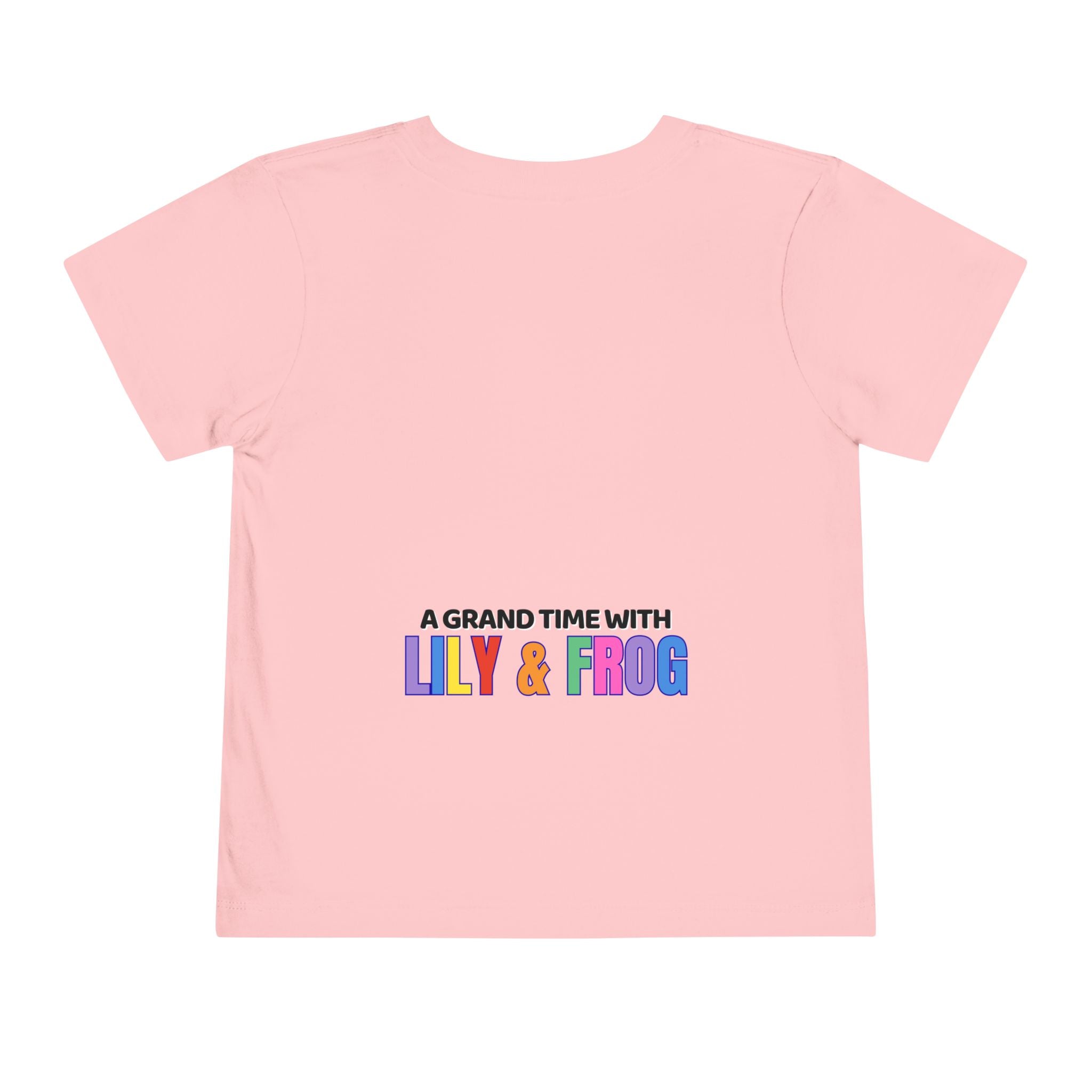 Toddler Tee — "Ribbit Ribbit" Lily & Frog Playtime Shirt