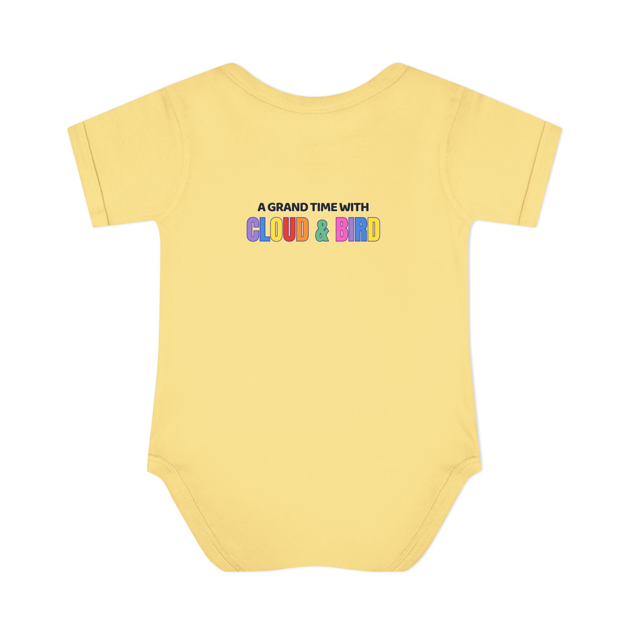 Infant Bodysuit - "Tweet Tweet" Cloud & Bird Playtime Shirt