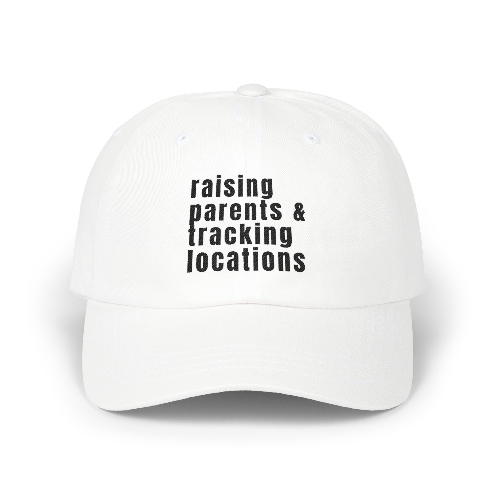 Dad Hat - Raising Parents & Tracking Locations