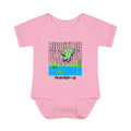 Infant Bodysuit - "Ribbit Ribbit" Lily & Frog Playtime Shirt
