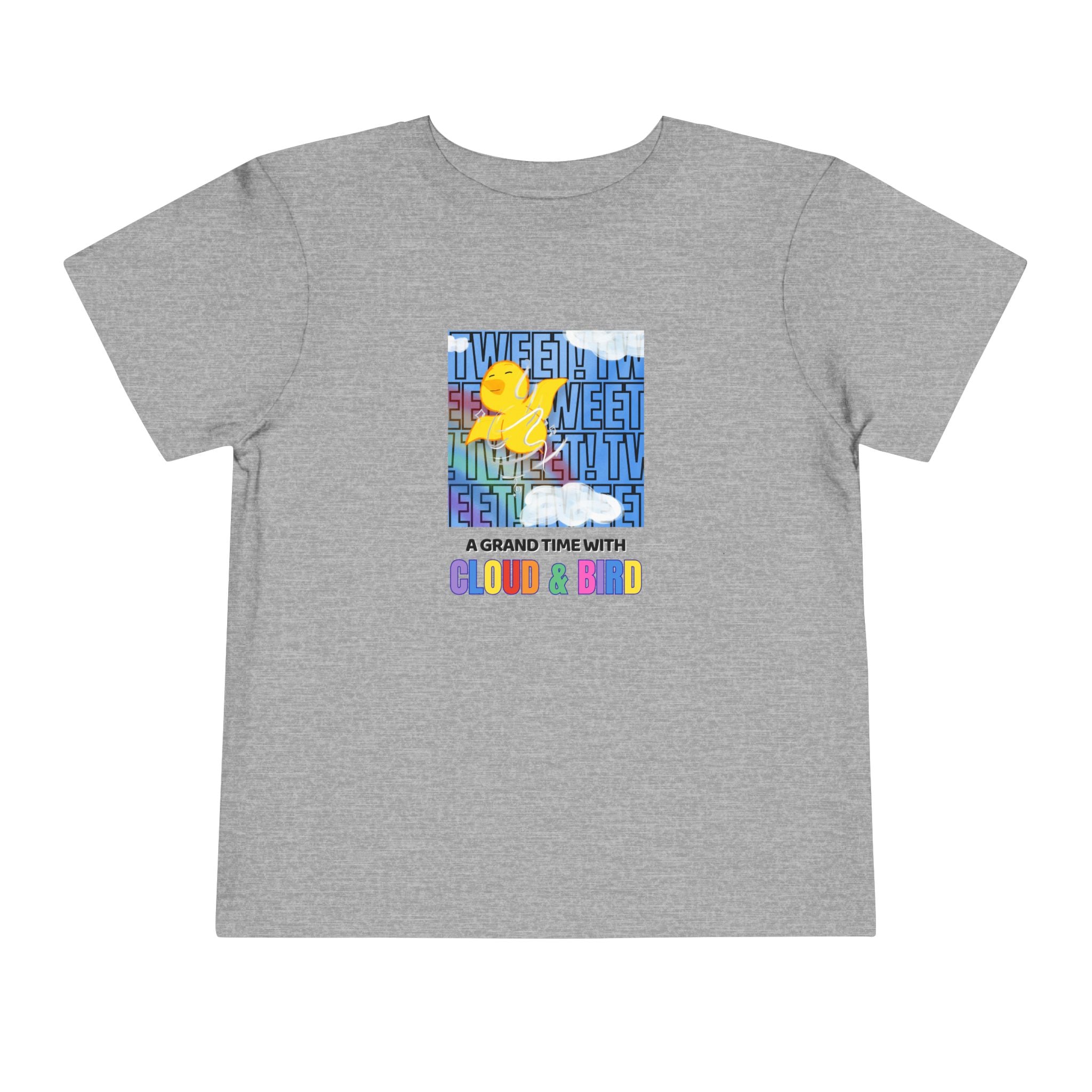 Toddler Tee - "Tweet Tweet" Cloud & Bird