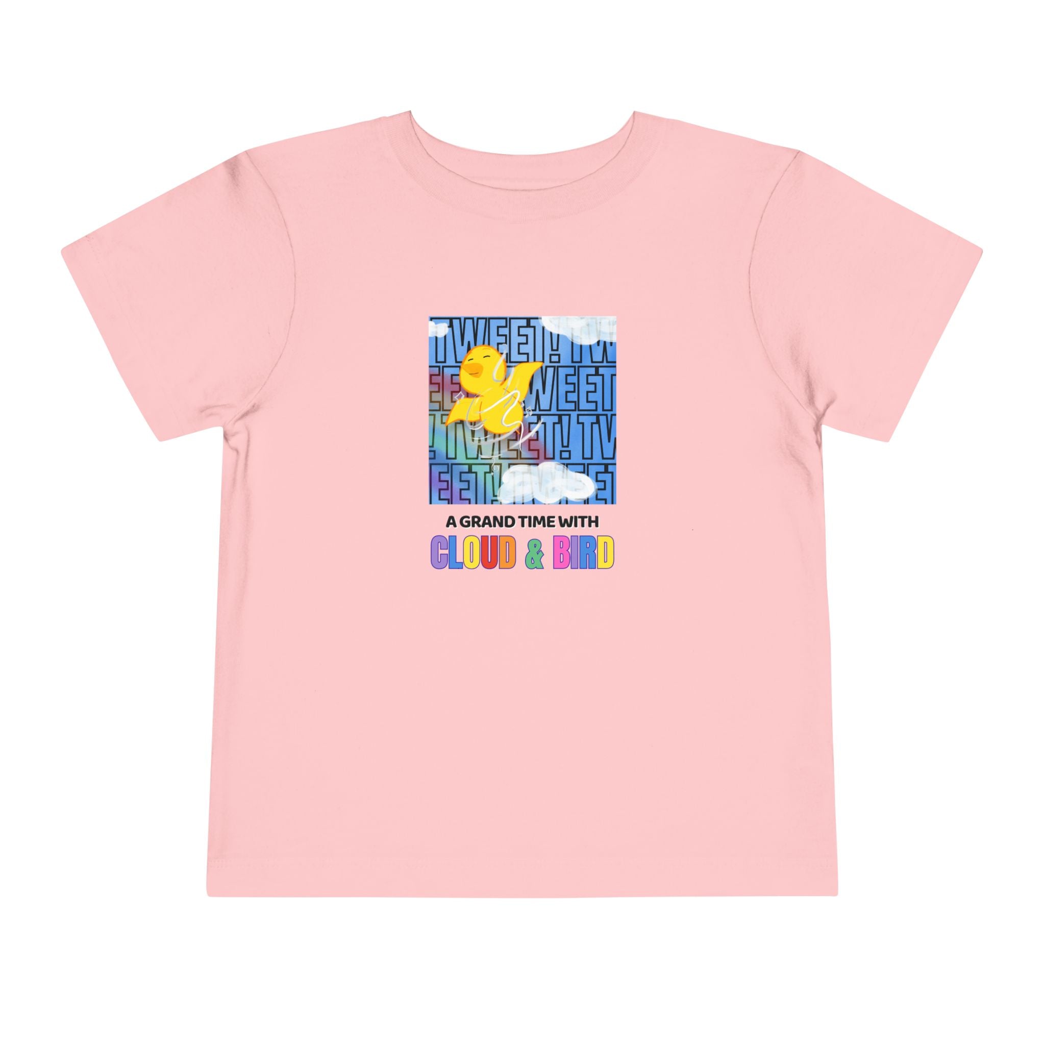 Toddler Tee - "Tweet Tweet" Cloud & Bird