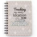 Tracking My Mom’s Location Is My Love Language Spiral Notebook