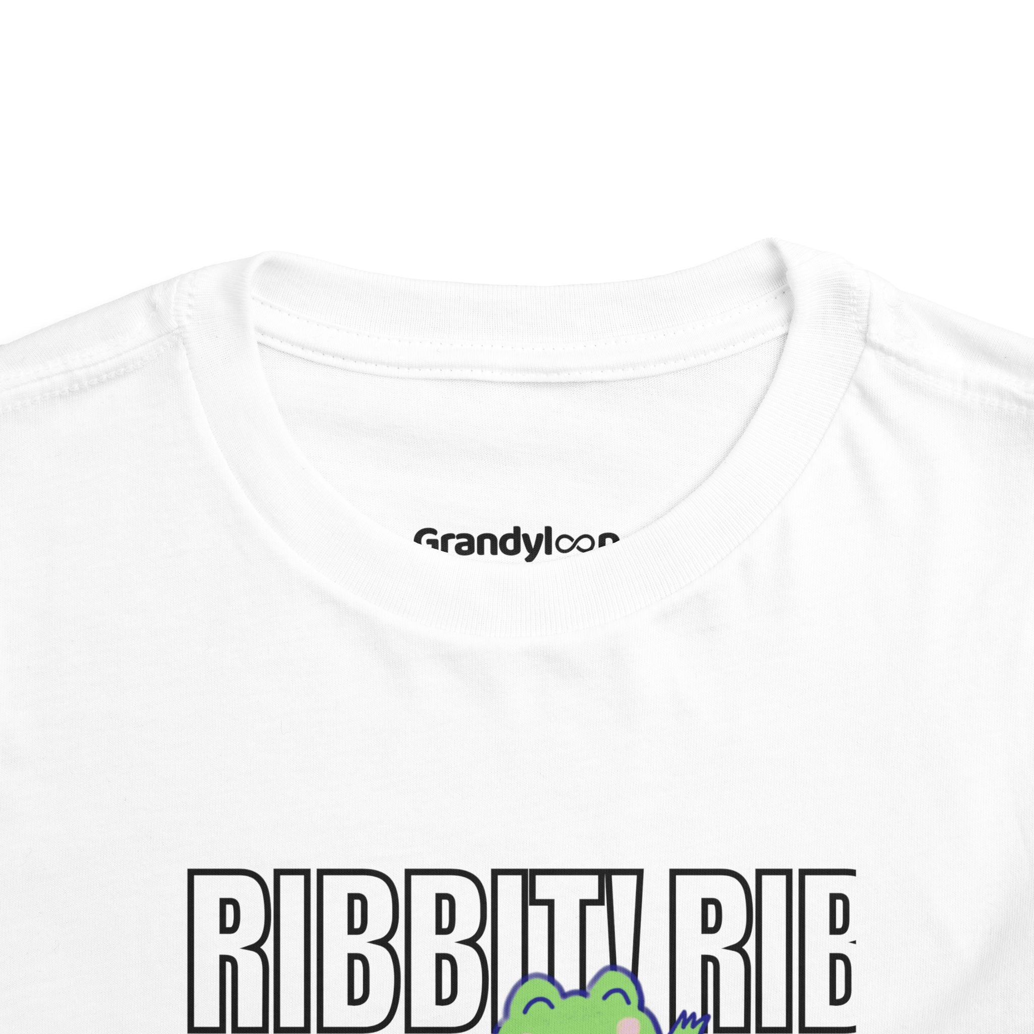 Toddler Tee — "Ribbit Ribbit" Lily & Frog Playtime Shirt
