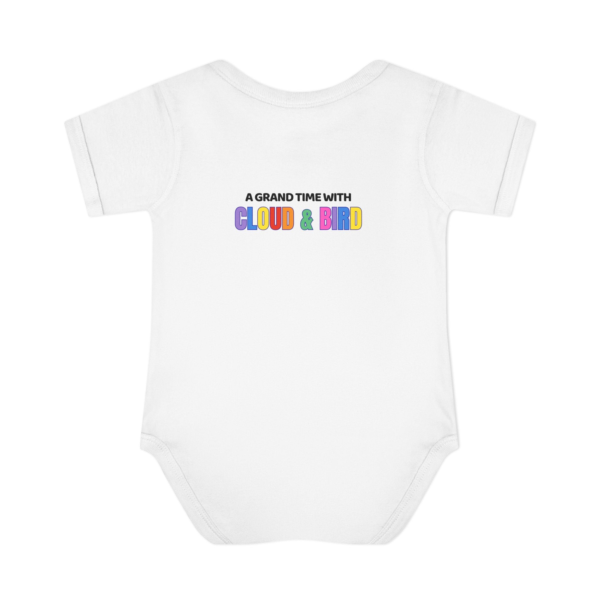 Infant Bodysuit - "Tweet Tweet" Cloud & Bird Playtime Shirt