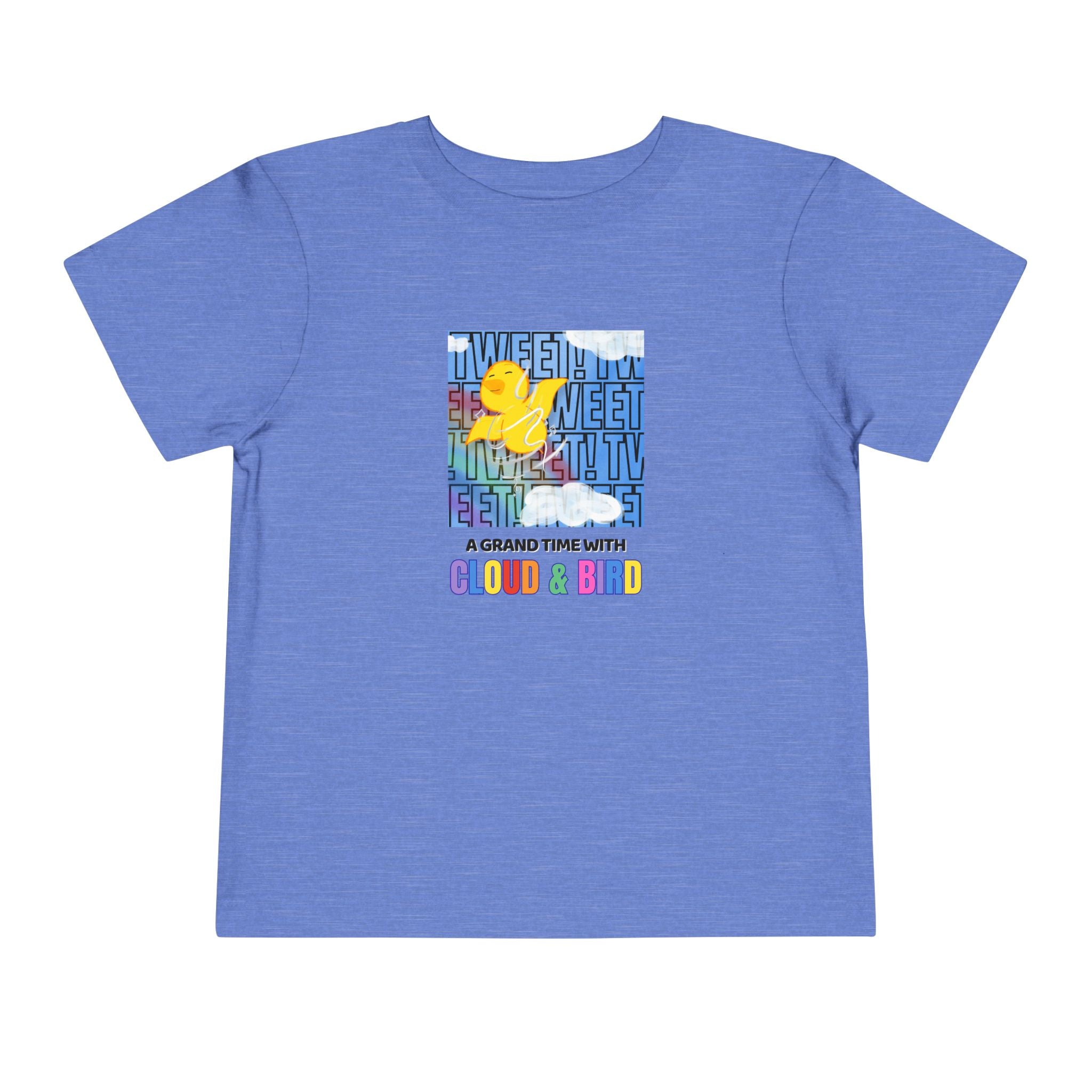 Toddler Tee - "Tweet Tweet" Cloud & Bird